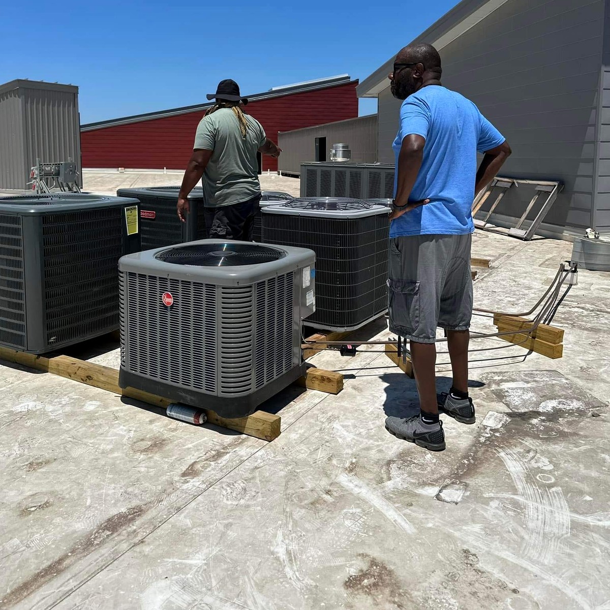 HVAC Service Call — Completed Completed HVAC service call by C.S.W. Power Solutions licensed San Antonio HVAC technician.