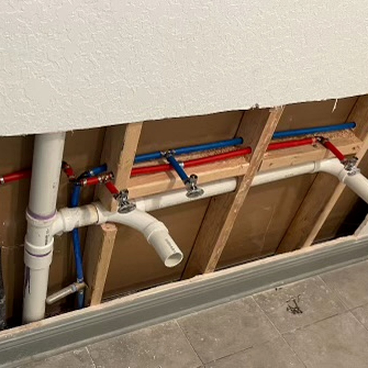 Plumbing Repair — Completed Completed plumbing repair by C.S.W. Power Solutions licensed San Antonio plumbing crew.