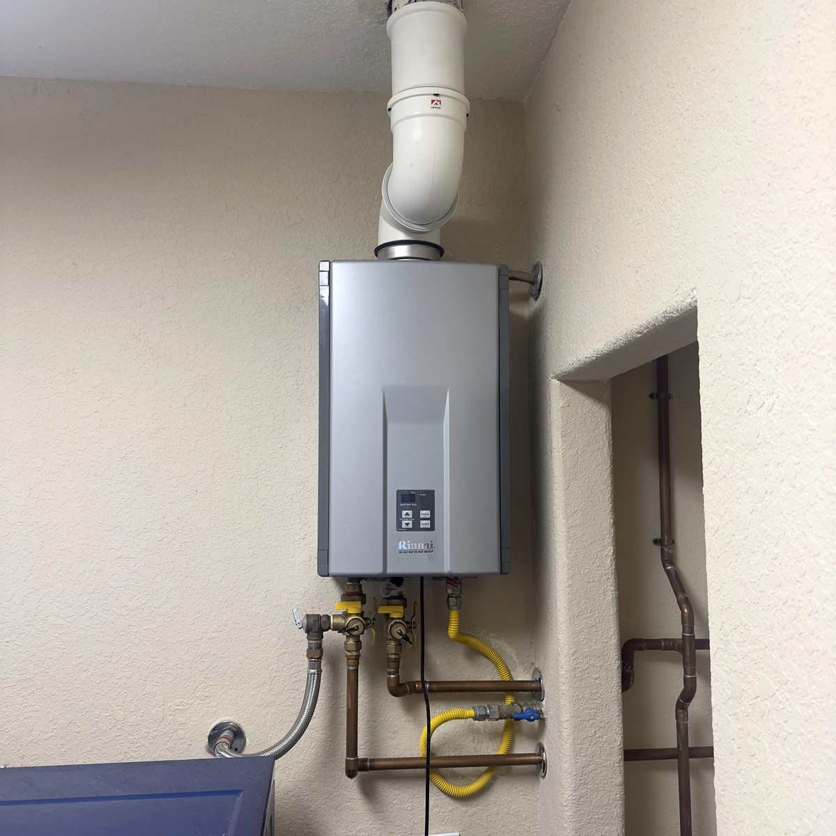 Plumbing Project — Completed Completed plumbing project by C.S.W. Power Solutions licensed San Antonio plumbing team.