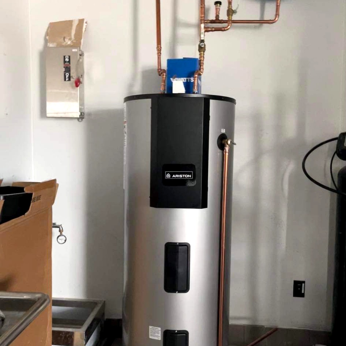 Water Heater & Plumbing Work Water heater and plumbing project completed by C.S.W. Power Solutions in San Antonio.